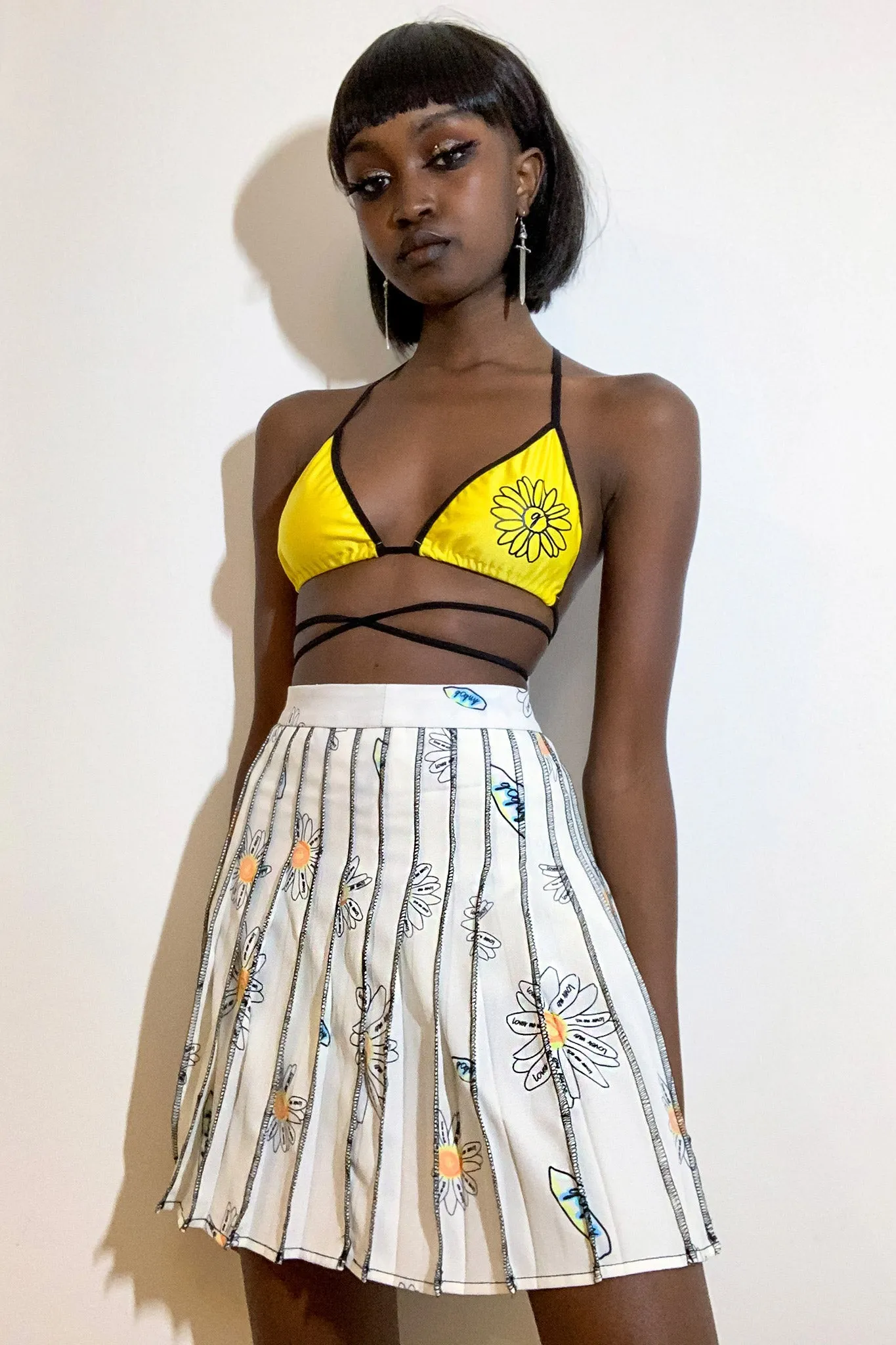 Oopsie Daisy Pleated Skirt