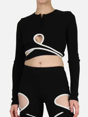 Otto Lounge Wrap Loop Top