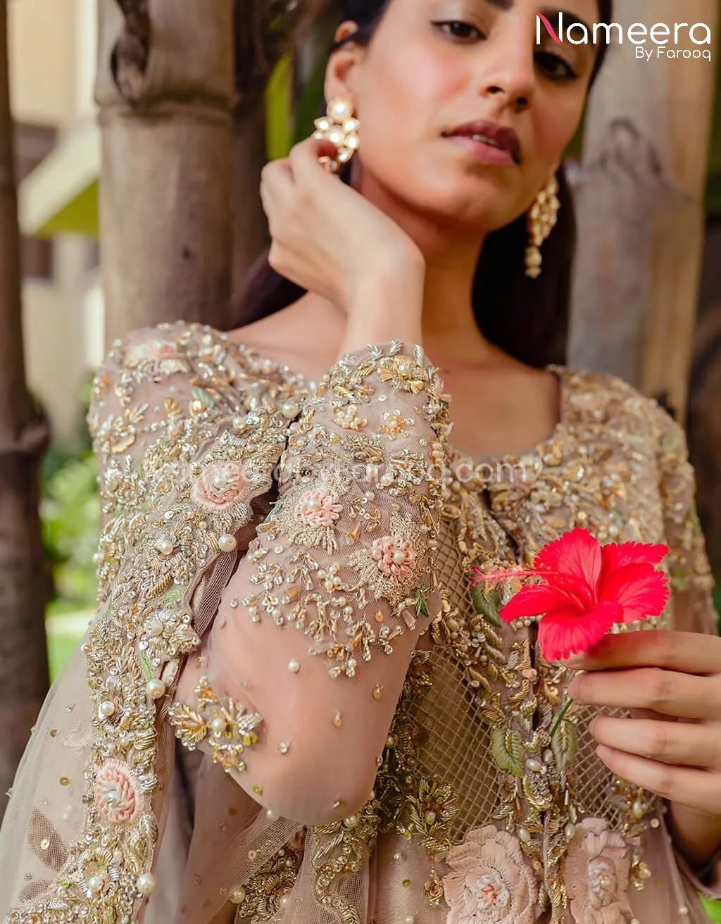 Pakistani Bridal Wedding Gharara Dress Online #BB259