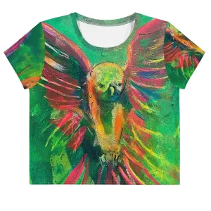 Parrot Crop Tee by Guillo Pérez 3