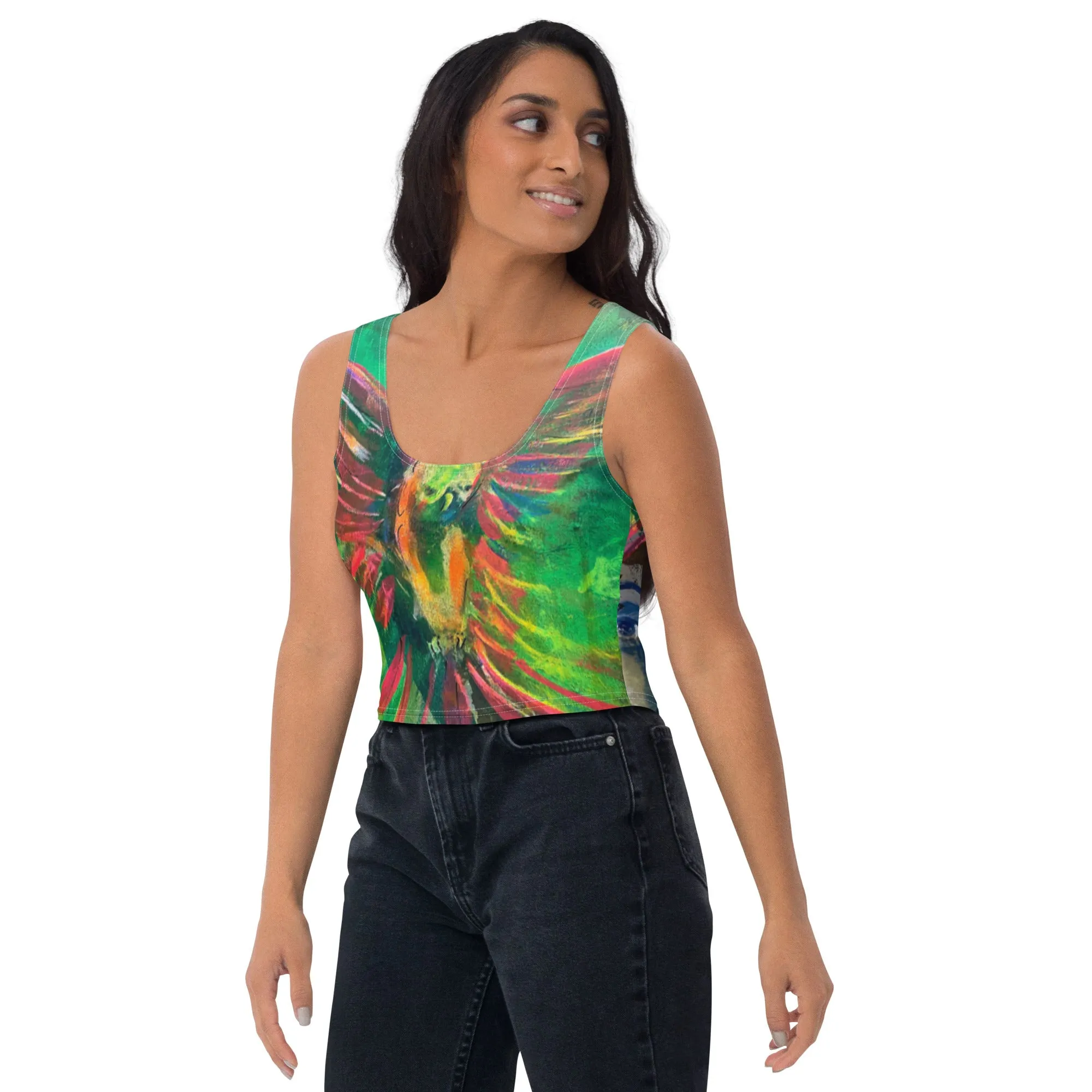 Parrot Crop Top by Guillo Pérez 3