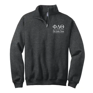Phi Delta Theta Quarter Zip Pullover Sweatshirt