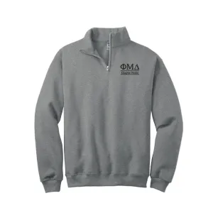 Phi Mu Delta Quarter Zip Sweatshirt - Custom Chapter