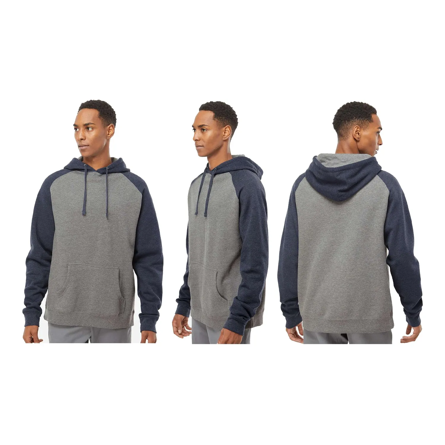 Phi Mu Delta Raglan Hooded Sweatshirt