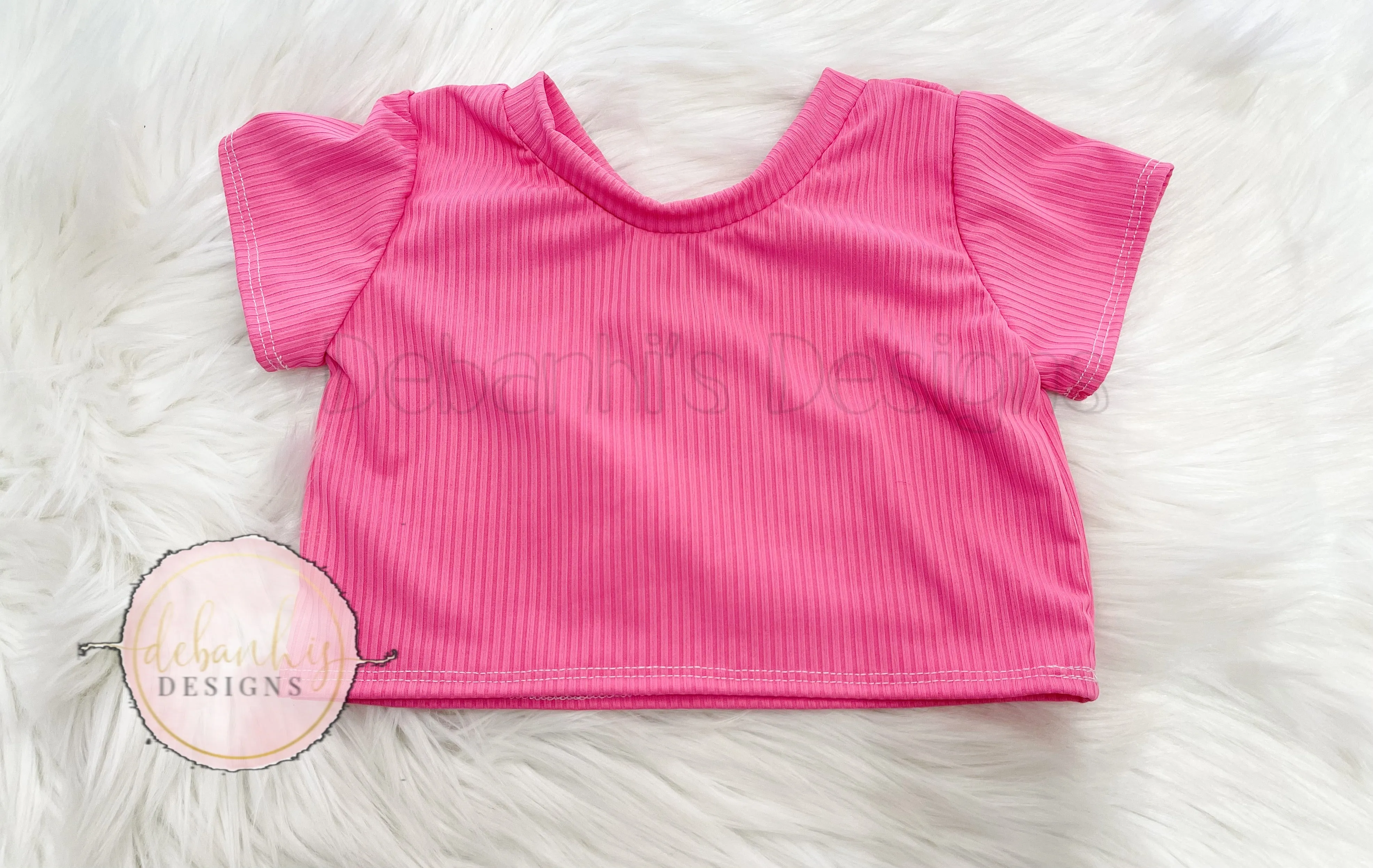Pink Crop Top