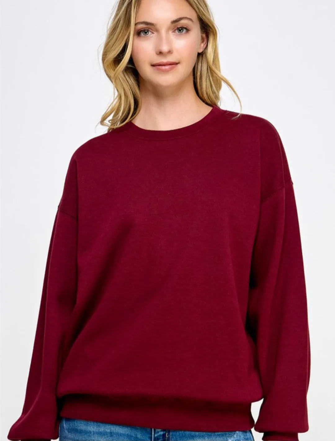 PINK FRIDAY DEAL Oversized Crew Neck
