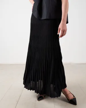 pleated skirt - nero