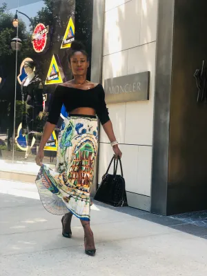 Pleated Skirt