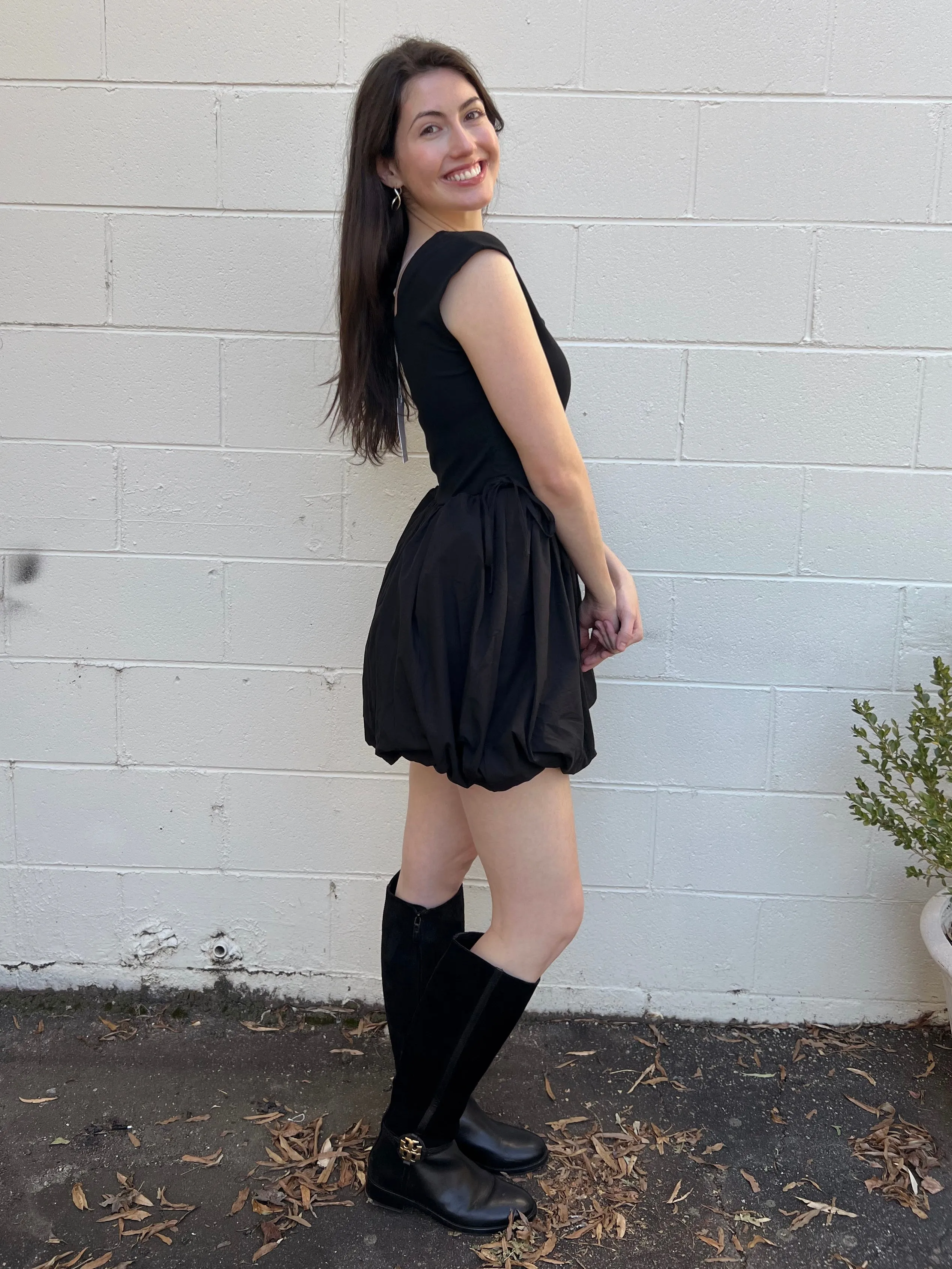 Pretty Little Bubble Hem Mini Dress