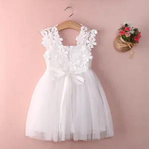 Princess Sleeveless Floral Dress