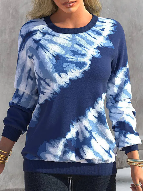 Printed Pullover Sweatshirt