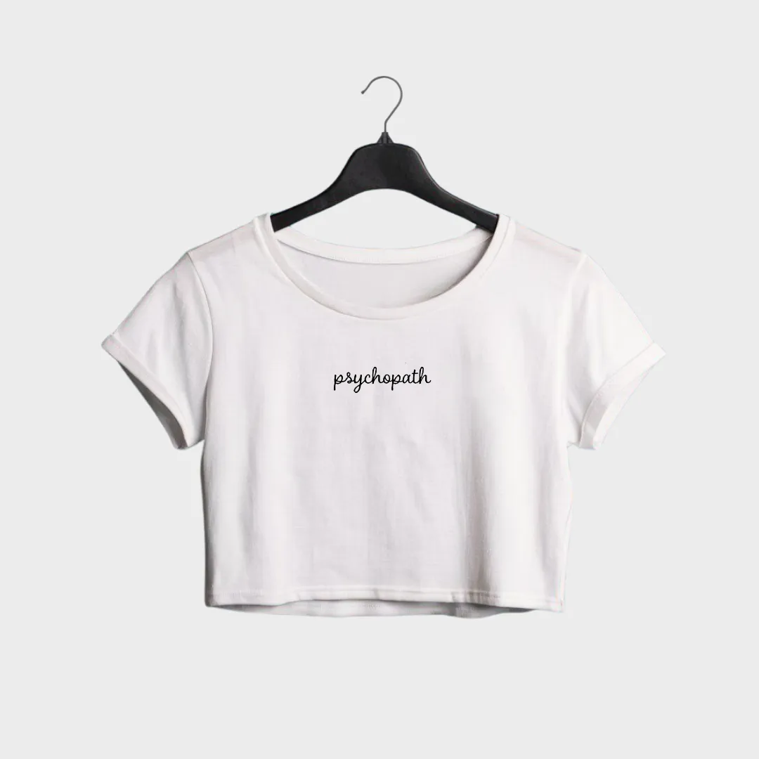 Psychopath Crop Top