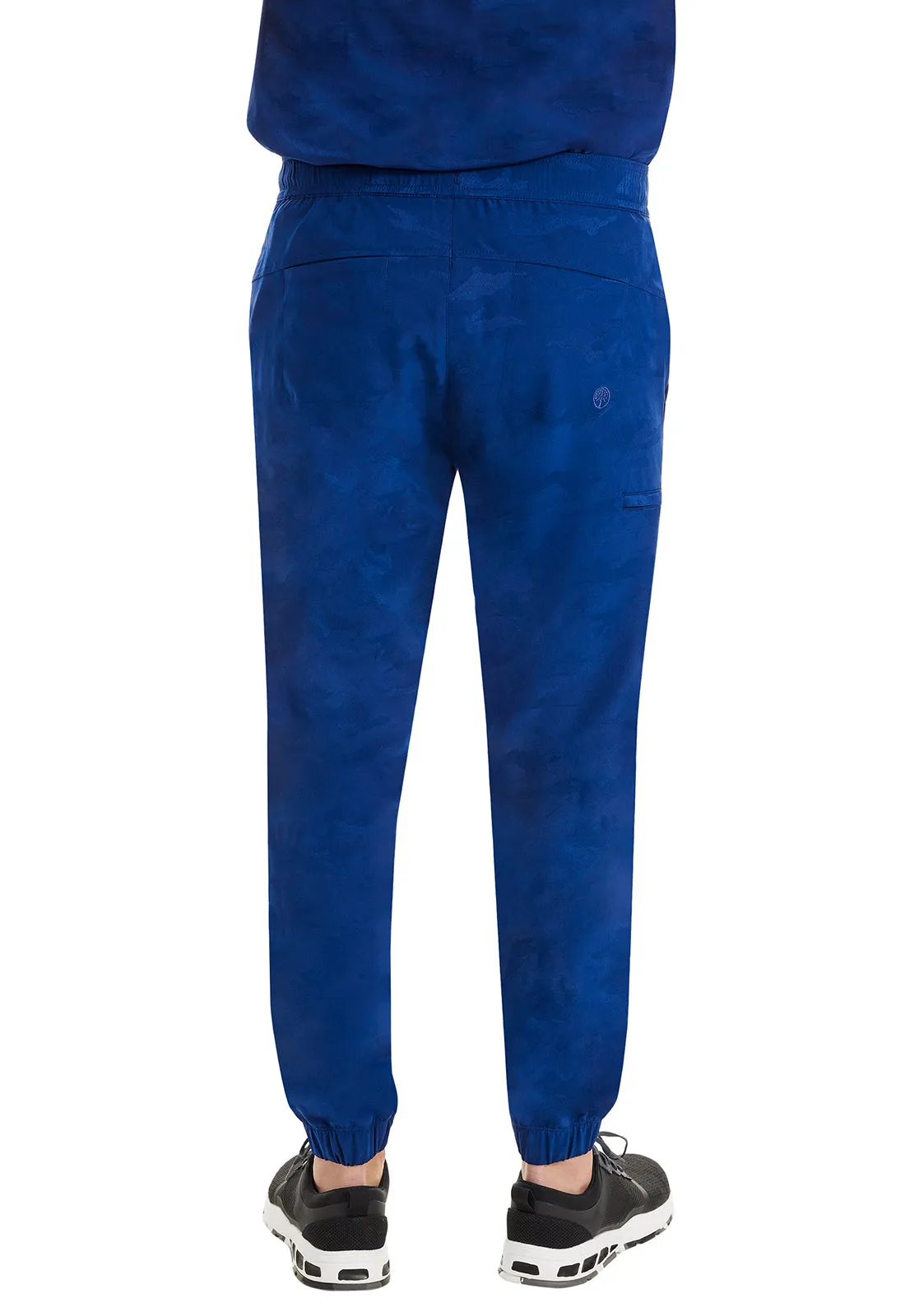 Purple Label Jacquard Drew Jogger Mens Camo Pants Navy