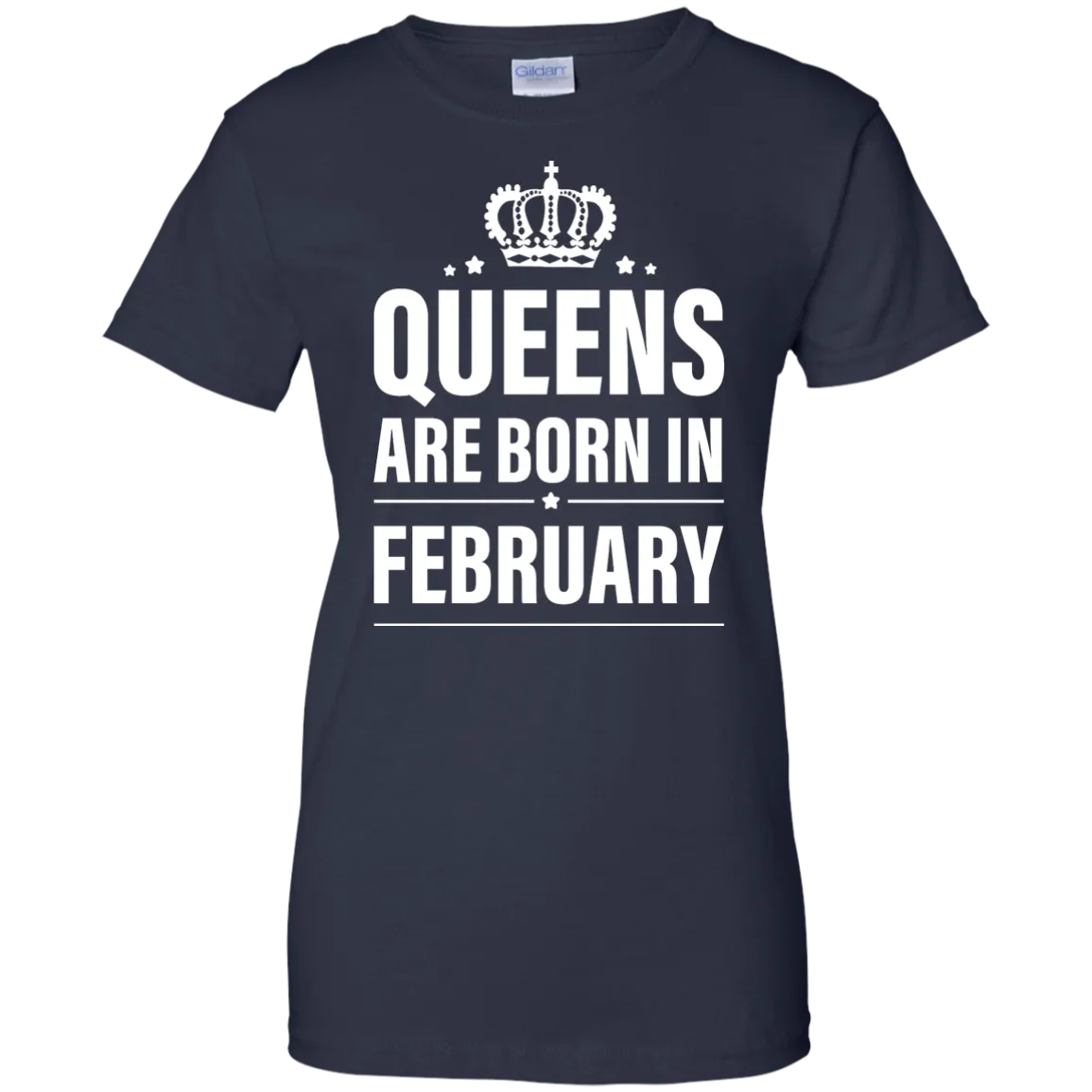 Queens Are Born in February Birthday shirt