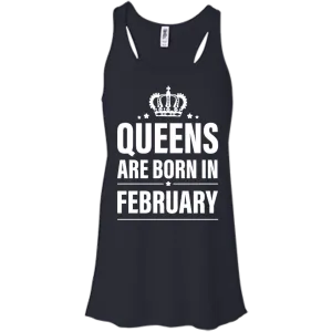 Queens Are Born in February Birthday shirt