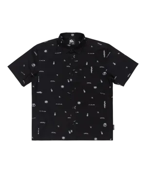 Quiksilver Peaceful Chaos Yth SS Shirt - Black/White