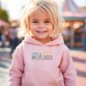 "Little Michigander" Toddler Fleece Hooded Sweatshirt