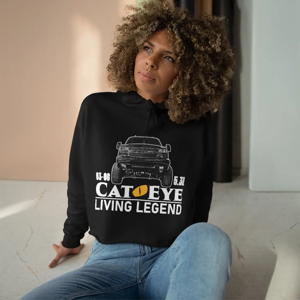 "Living Legend" Crop Top Hoodie