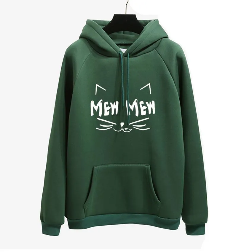 "Oh Yes!" Fleece Hoodie Two Layers Sweatshirt