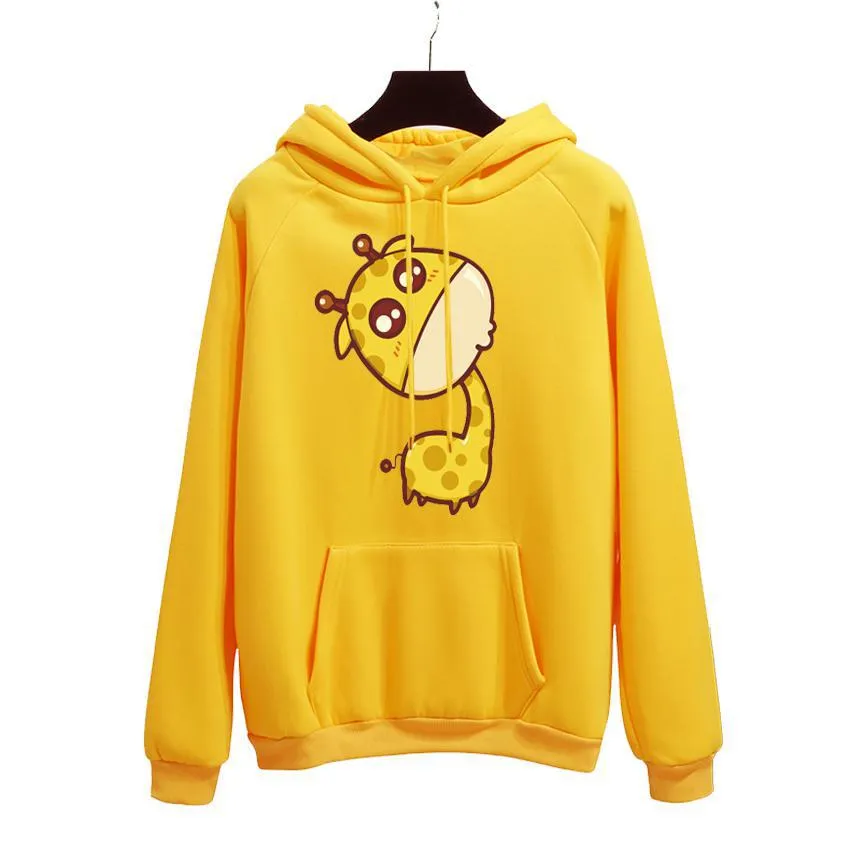 "Oh Yes!" Fleece Hoodie Two Layers Sweatshirt