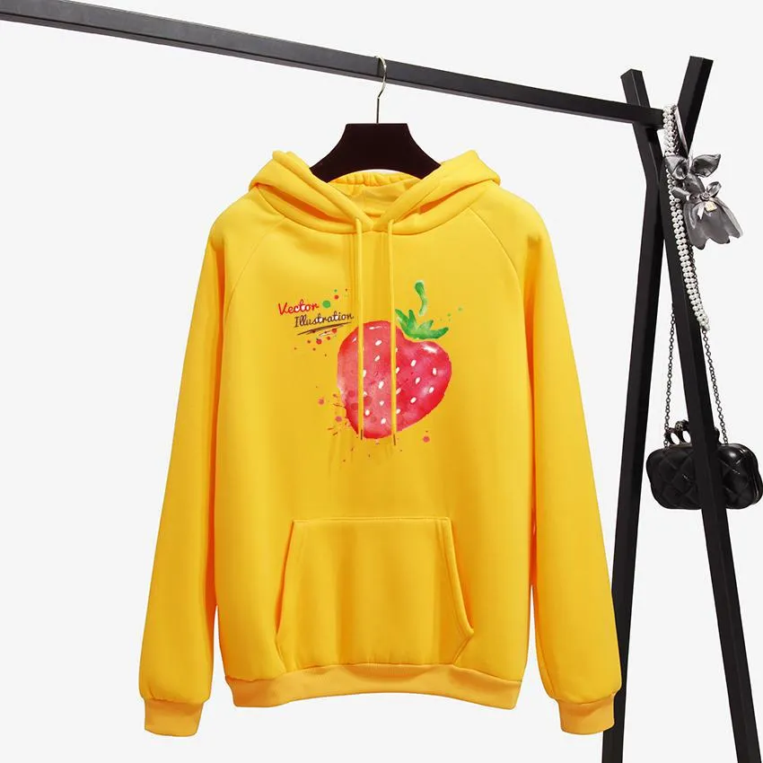 "Oh Yes!" Fleece Hoodie Two Layers Sweatshirt