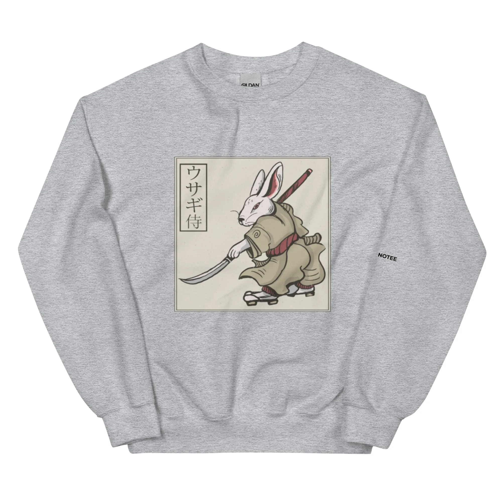 RABBIT SAMURAI Unisex Fleece Sweatshirt