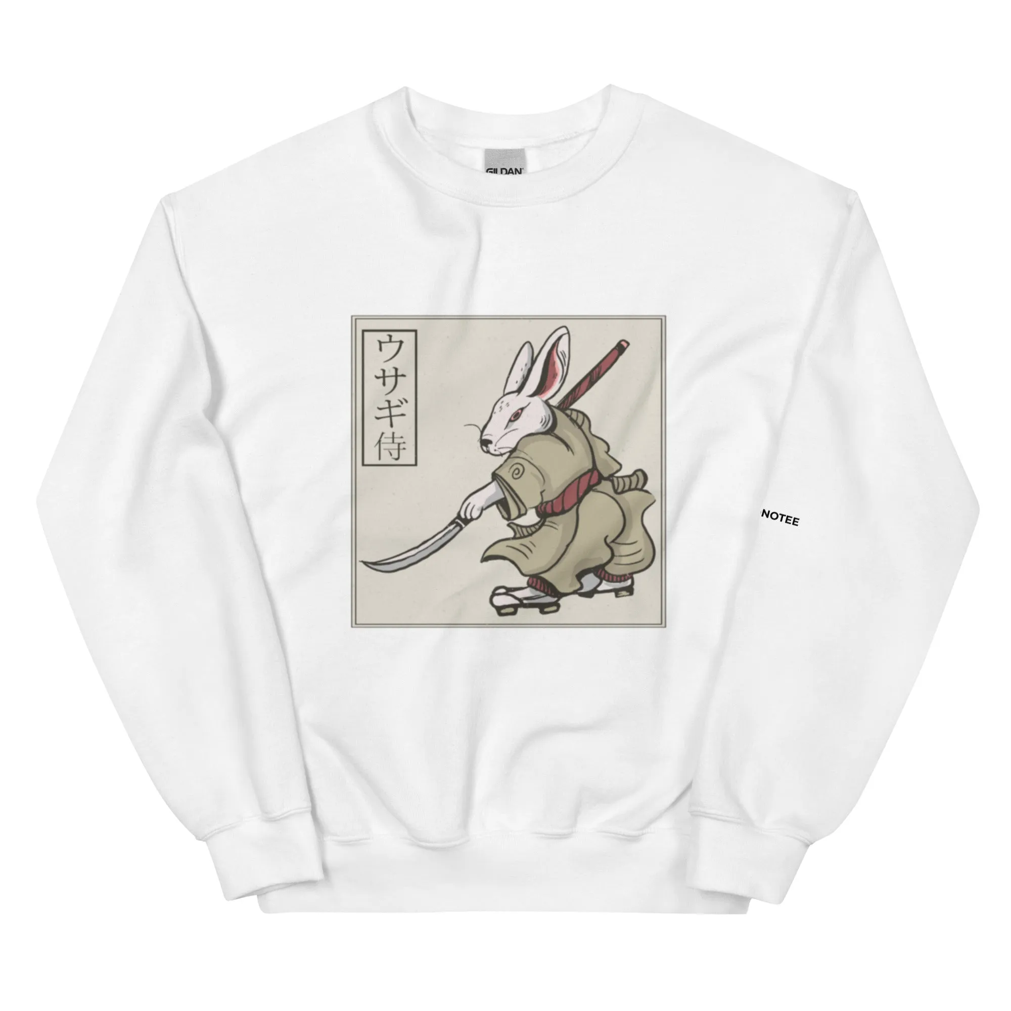 RABBIT SAMURAI Unisex Fleece Sweatshirt