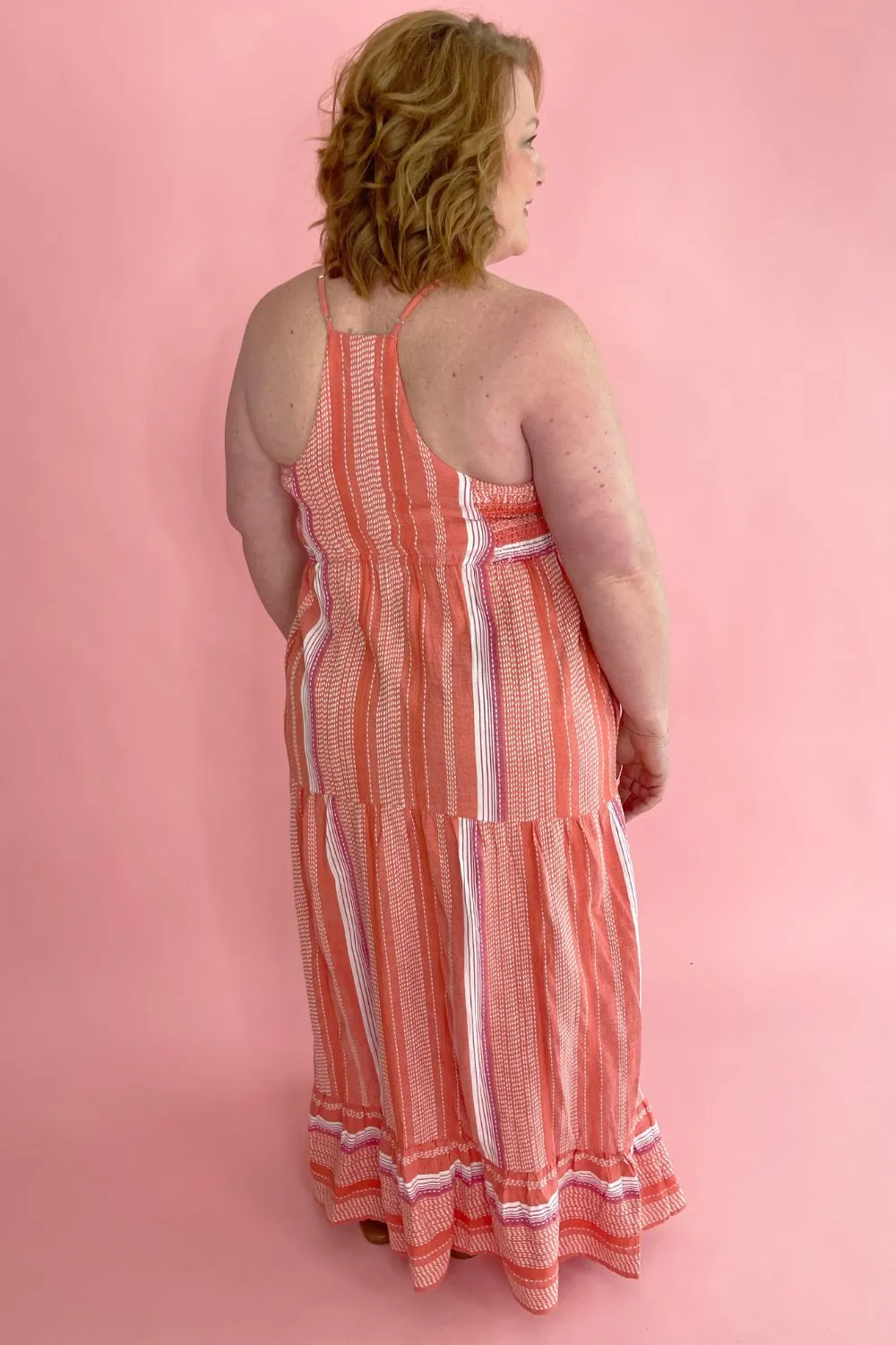 Racer Back Tiered Maxi Dress