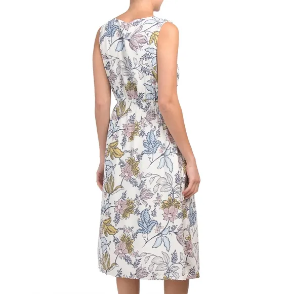 Rachel Zoe vintage floral print midi dress