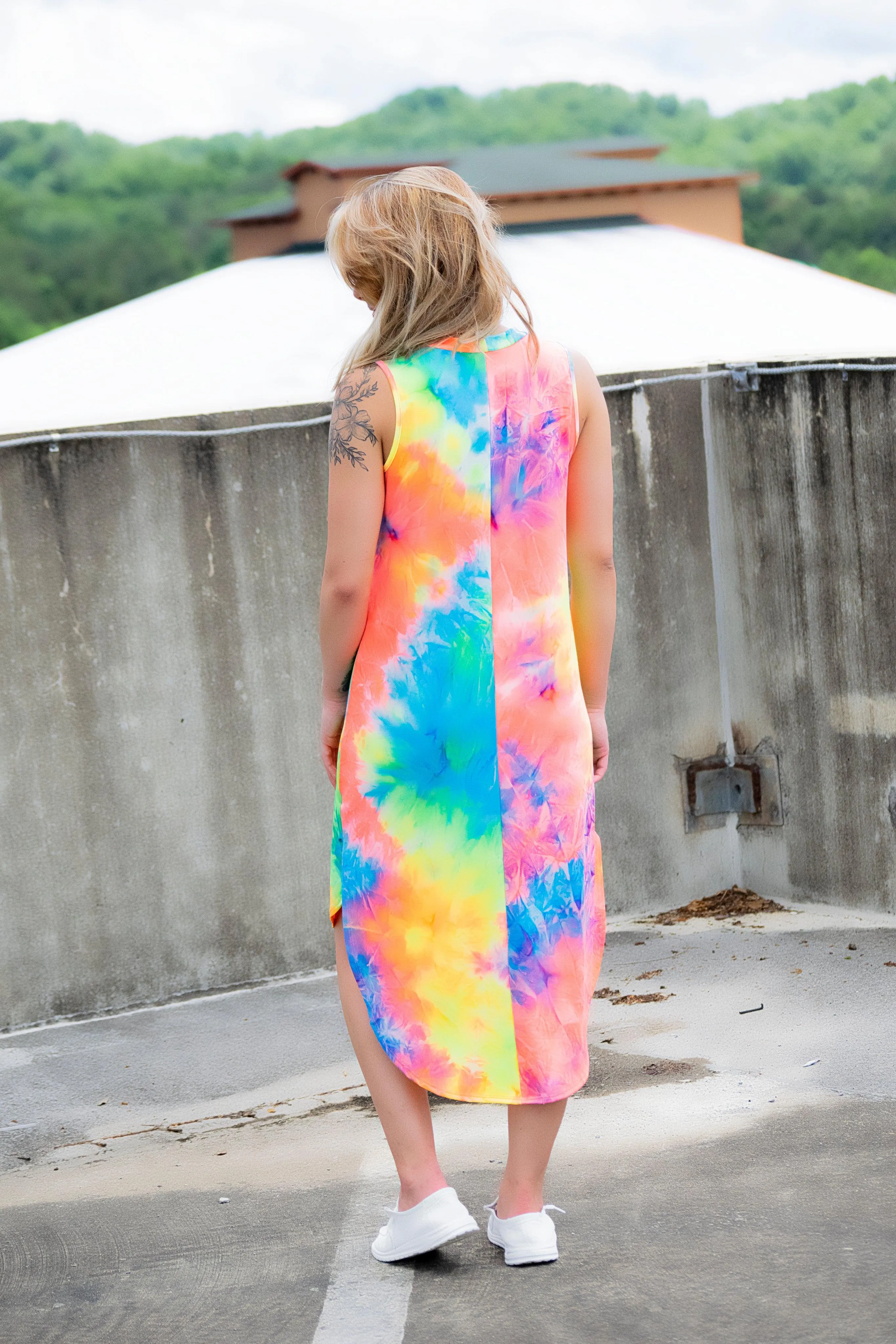 Rainbow Burst Dress