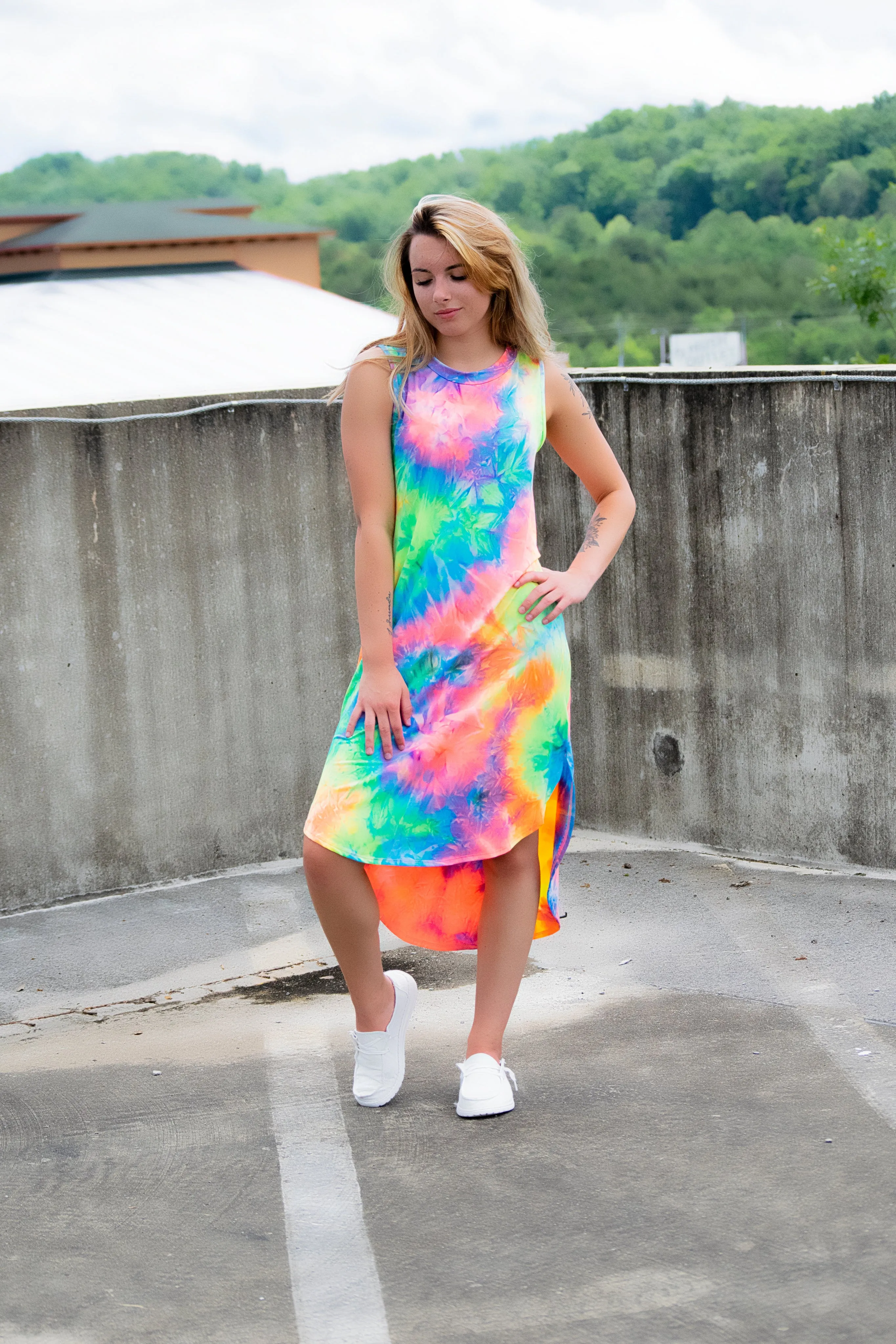 Rainbow Burst Dress