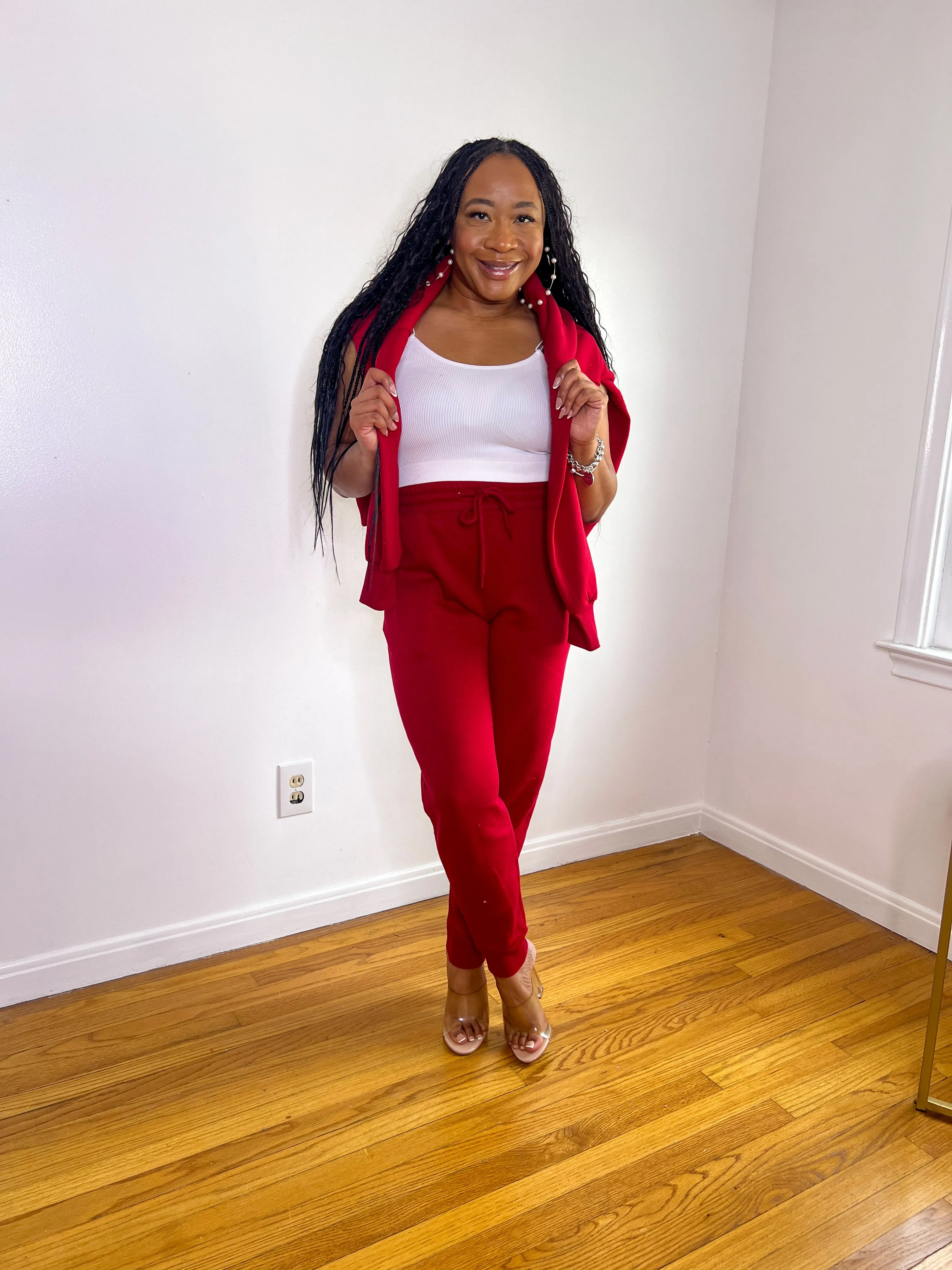 Red Crewneck Pullover