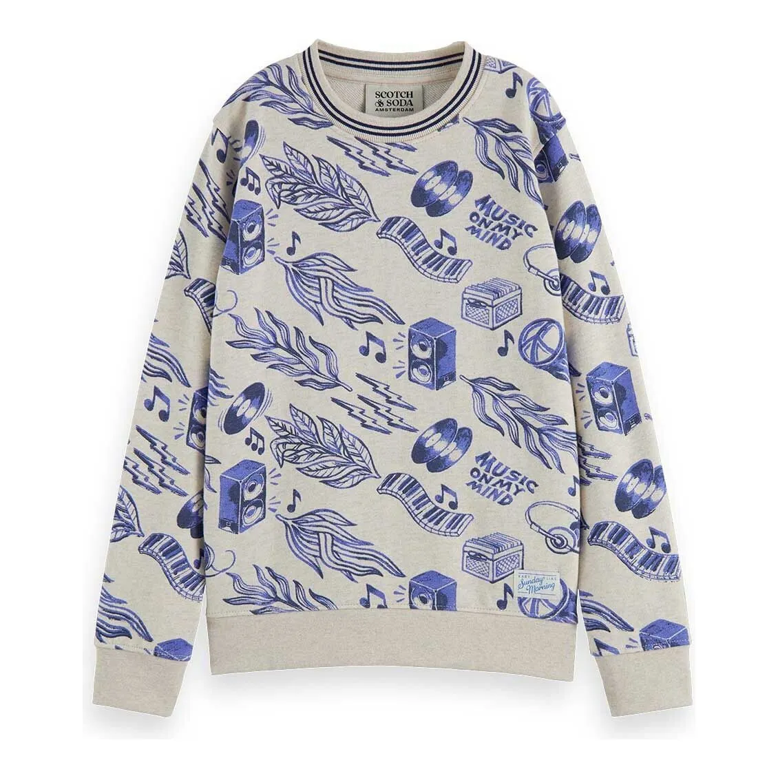 Regular-Fit Printed Sweatshirt