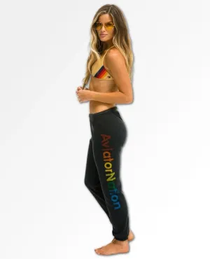 Restocked Charcoal Aviator Nation Logo Sweatpants