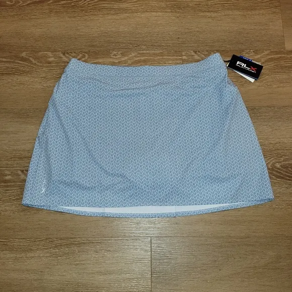 RLX Golf Ralph Lauren Women's Size XL Pleated Performance Skort Skirt New $148