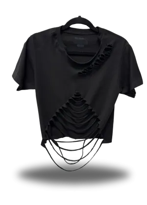 ROAD RASH BLACK CROP TOP 4.0