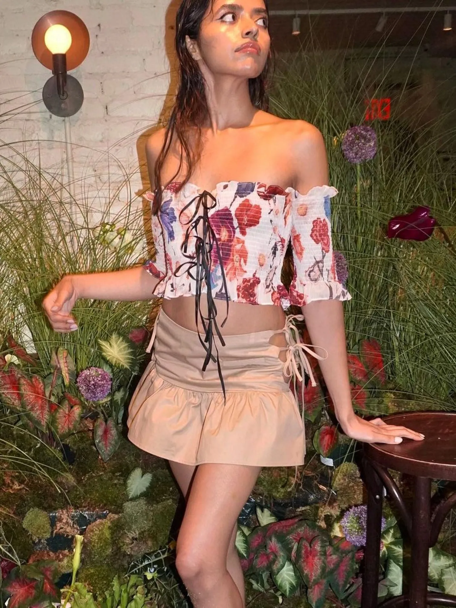 RUNWAY • Mini Break Skirt with Built-in Bloomers