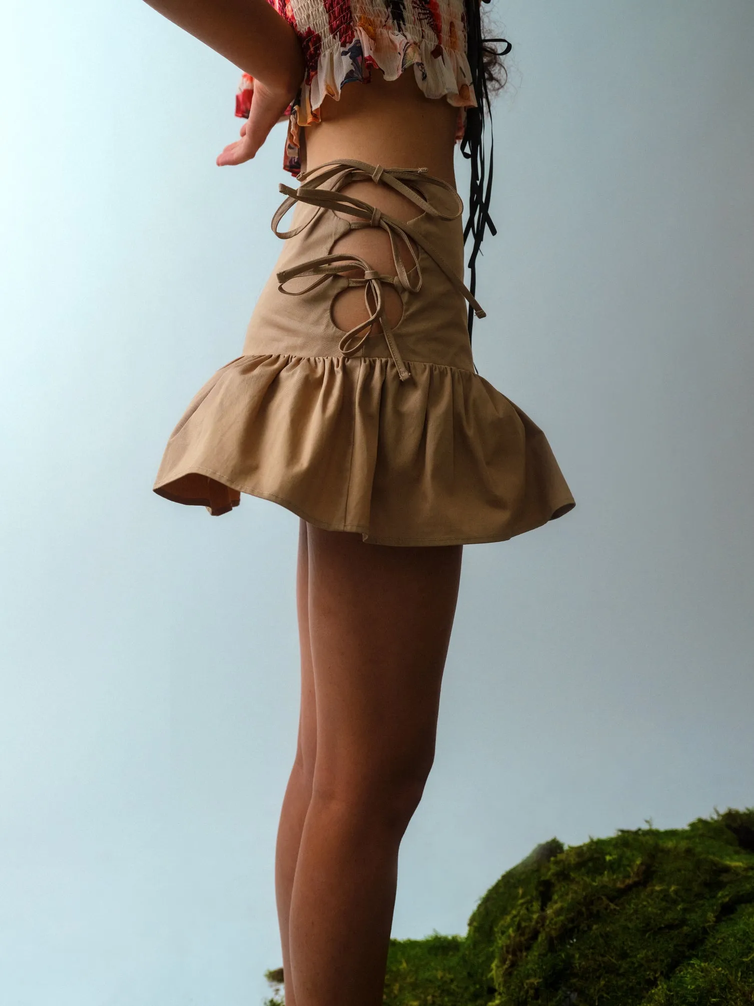 RUNWAY • Mini Break Skirt with Built-in Bloomers