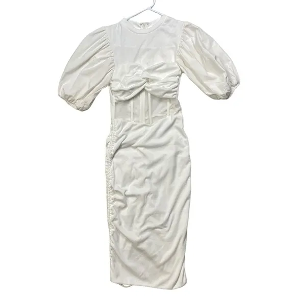SABO Venezia Corset Coquette Dress White XS New