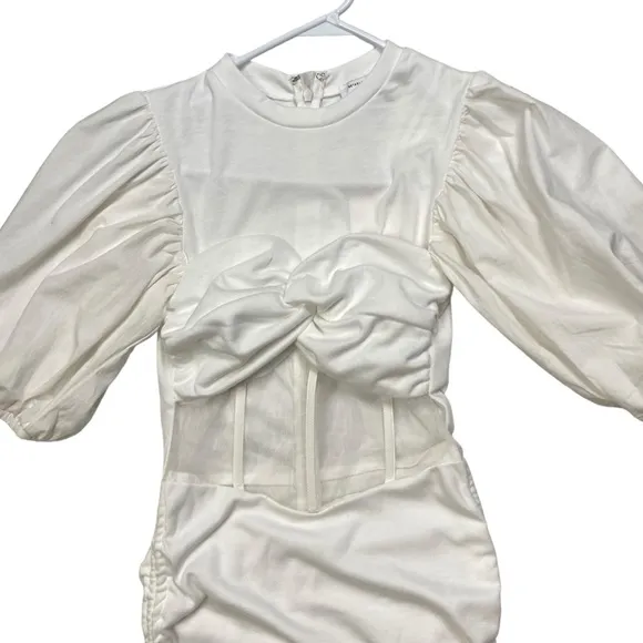 SABO Venezia Corset Coquette Dress White XS New