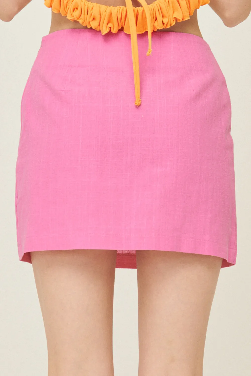 Sabrina Slit Mini Skirt