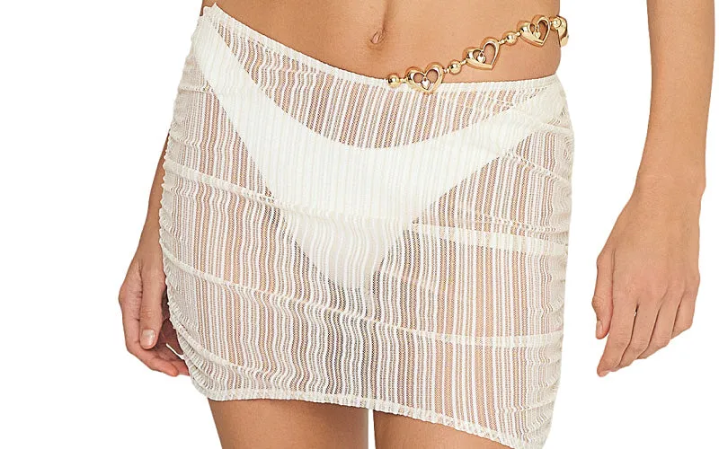 Saddie Crop-Saddie Mini Skirt ::RET