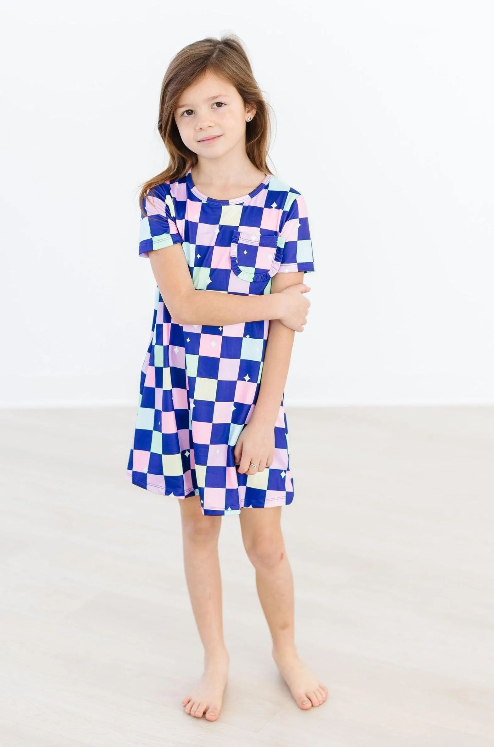 SALE Disco Floor T-Shirt Dress
