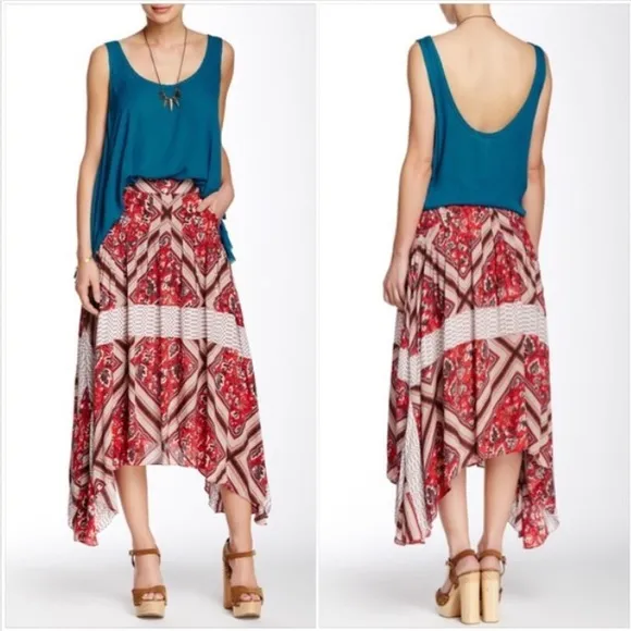 💥SALE💥 Free People Printed Paradise Skirt