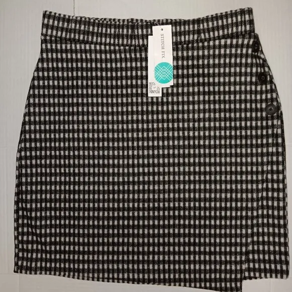 SANCTUARY DARIA BUTTON DETAIL MINI SKIRT