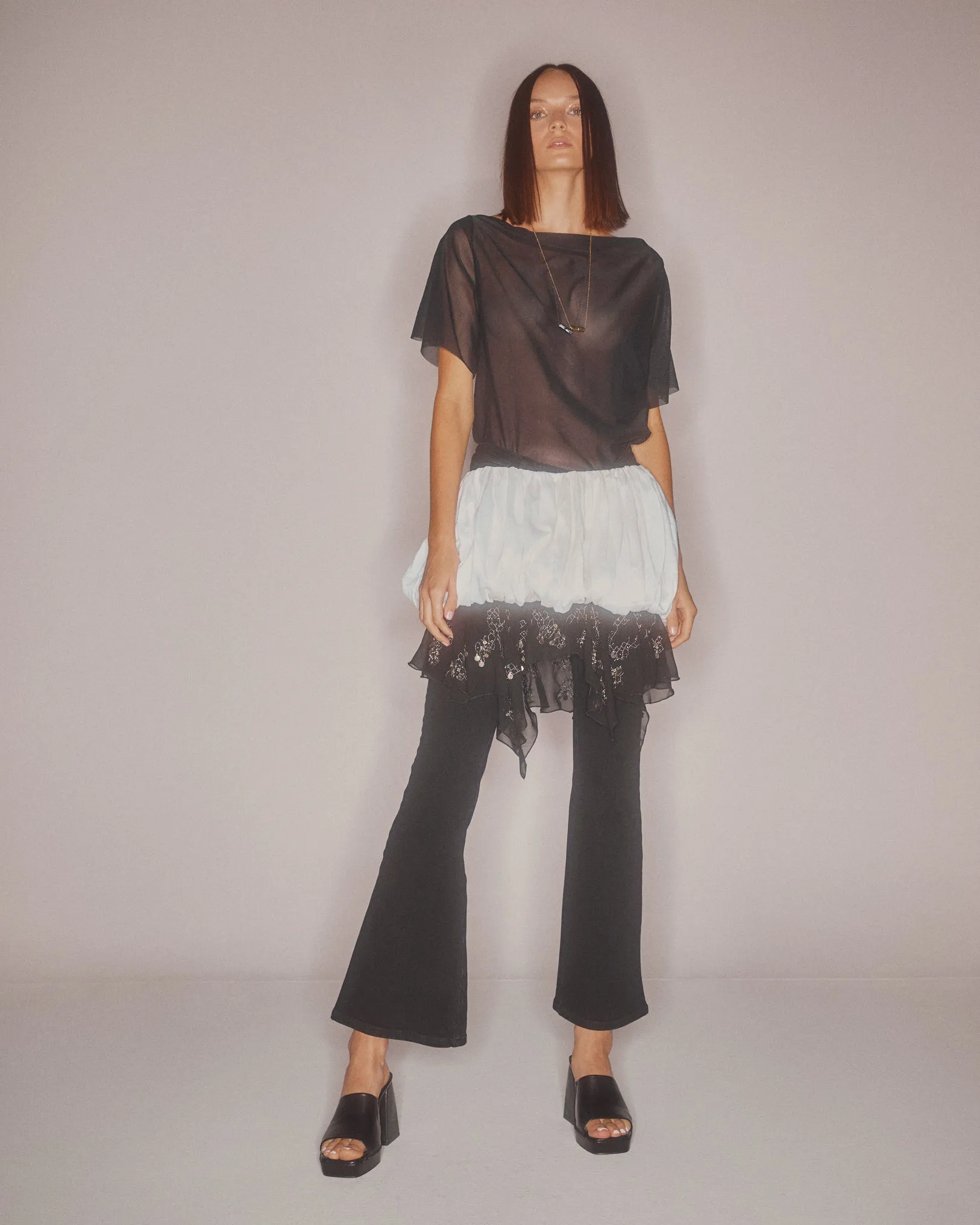 SARAI EMBELLISHED MINI SKIRT