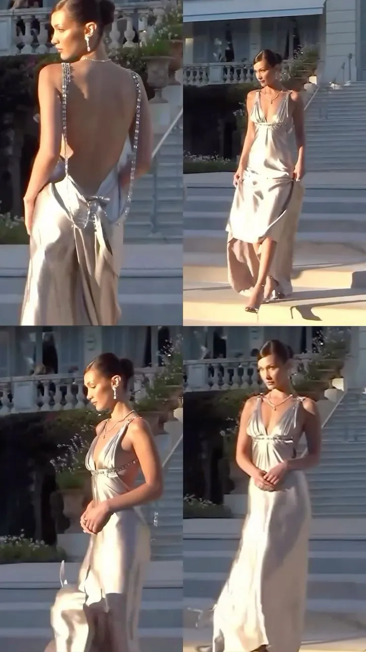 Sexy Long Backless Dress, Evening Party Dress    fg7376