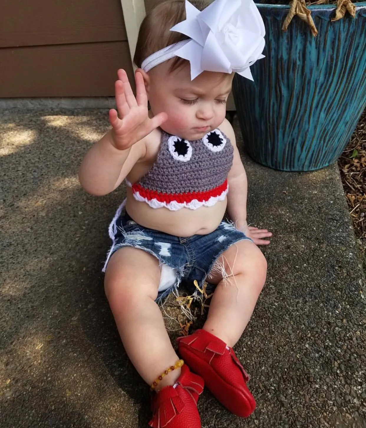 Shark Halter Top