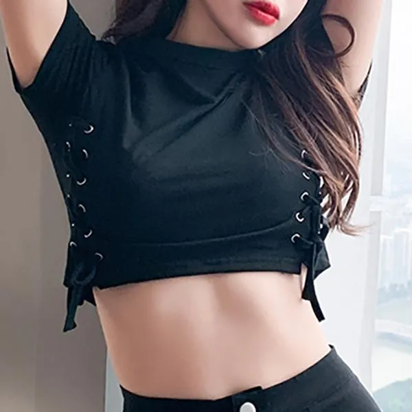 Side Strap Crop Top SD00461