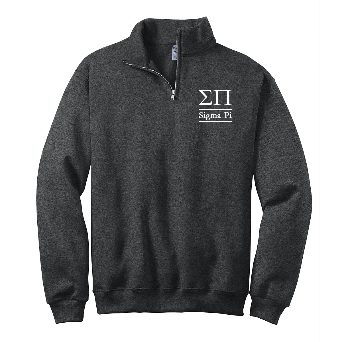 Sigma Pi Quarter Zip Pullover Sweatshirt